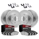 DFC 1997-2004 Corvette Geoperformance Rotors-Slotted with Active Performance Pads - Incl. Hardware