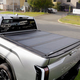 Toyota Tacoma Tundra BAKFlip MX4 Hard Tonneau Cover Lensun 190W Flexible Solar Panel