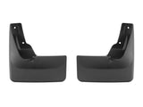 WeatherTech 22-23 Toyota Tundra CrewMax/Double Cab Front No Drill MudFlaps - Black