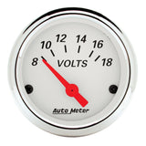 Autometer Arctic White 3-3/8in Electric Speedometer with 2-1/16in Volt/Water/Oil/Fuel