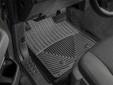 WeatherTech 2017+ Nissan Titan Rear Rubber Mats - Black