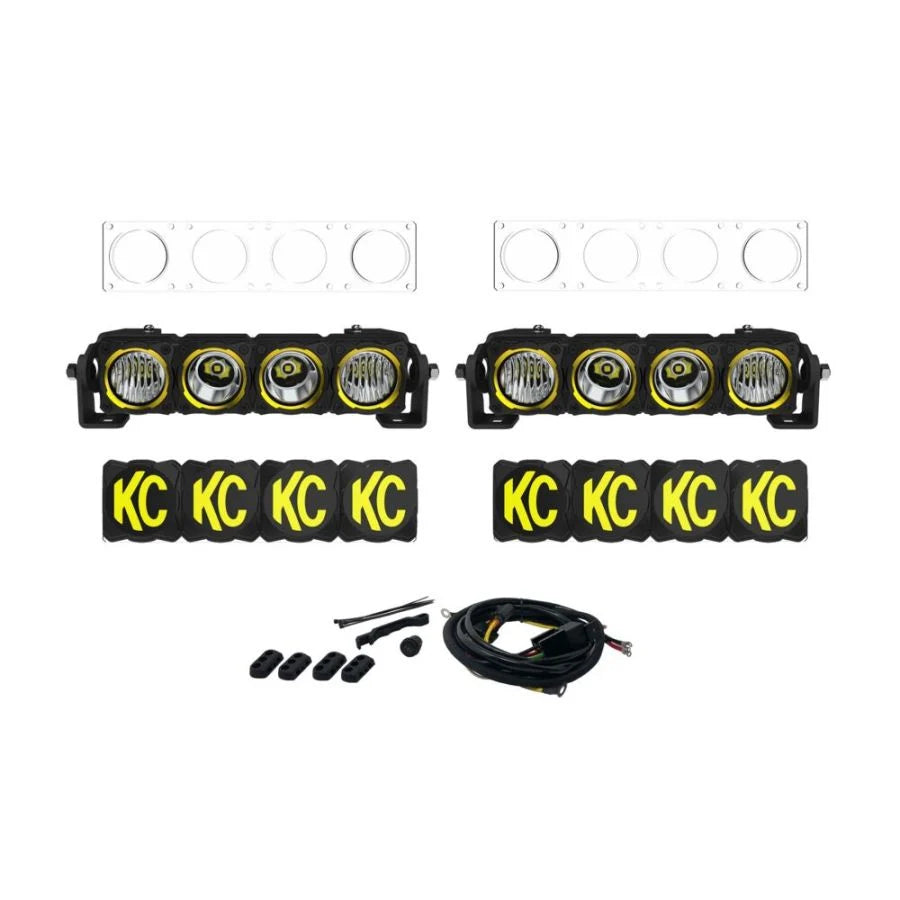 KC HiLiTES 2019+ Mercedes Sprinter Van Dual FLEX ERA Bumper Mount Light Bar Master Kit