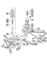 Locking Nut - Mopar (06513357AA)