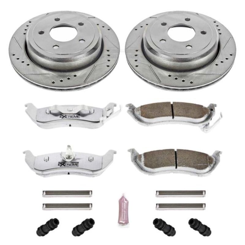 Power Stop 03-11 Ford Crown Victoria Rear Z26 Street Warrior Brake Kit