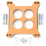 Edelbrock Spacer Carburetor 1/2In Wood Fiber Laminate Four-Hole