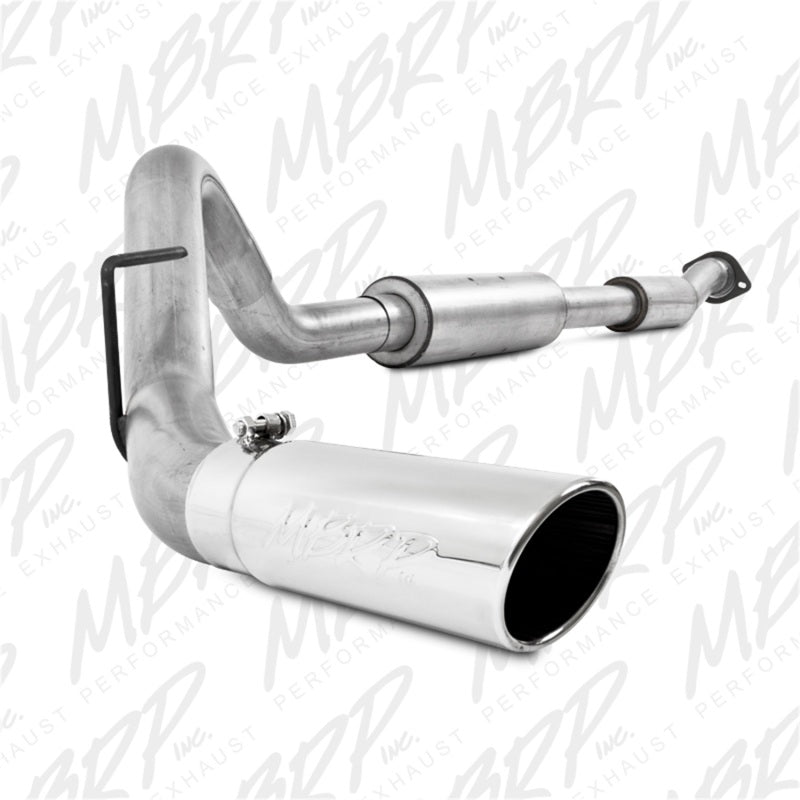 MBRP 11-13 Ford F150 SVT Raptor 6.2L EC-SB/CC-SB 3.5in Cat Back Single Exit Alum Exhaust System