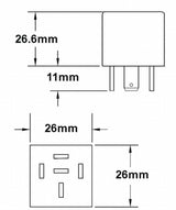 Hella Relay 12V 20/40A Spdt Res Sld