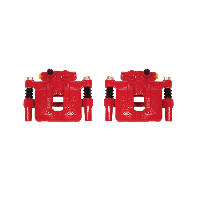 Power Stop 11-14 Chrysler 200 Rear Red Calipers w/Brackets - Pair