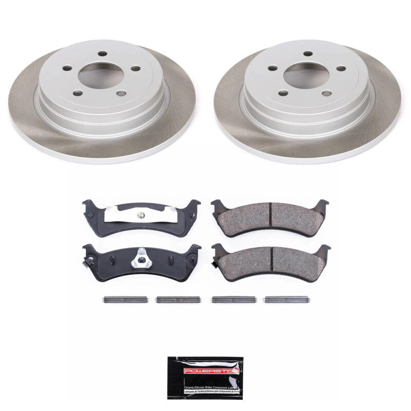 Power Stop 03-05 Ford Explorer Sport Trac Rear Semi-Coated Rotor Kit