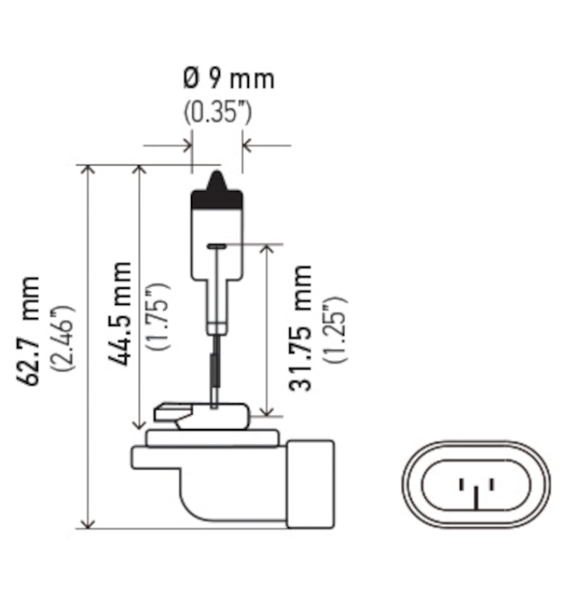 Hella Bulb 898 12V 375W Pgj13 T325