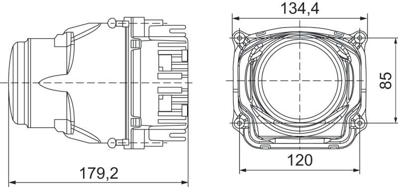 Hella 90mm Bi-LED High - Low Beam 2nd Gen (SAE) Module