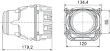 Hella 90mm Bi-LED High - Low Beam 2nd Gen (SAE) Module