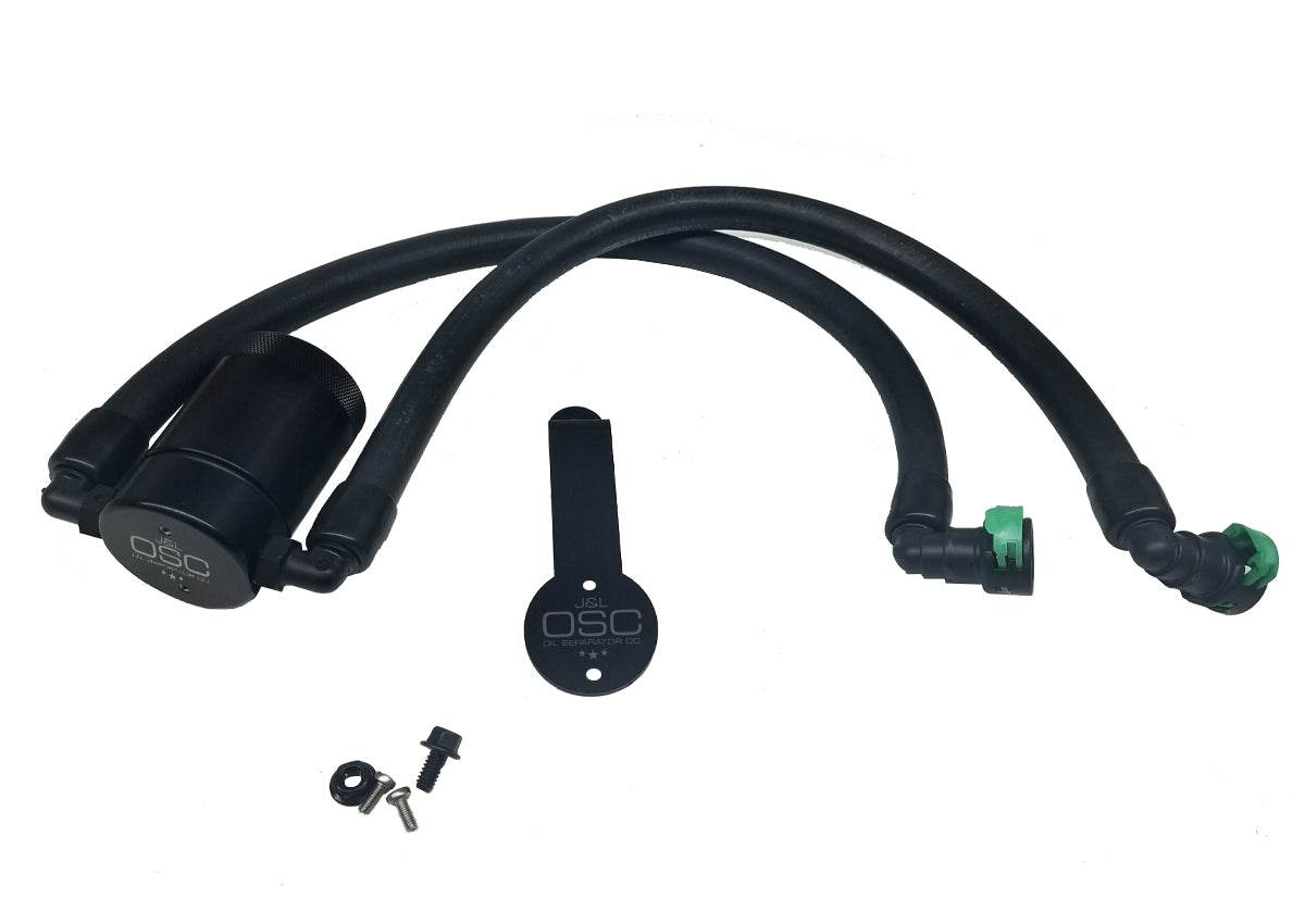 J&L Oil Separator 3.0 CCV Side, Black Anodized