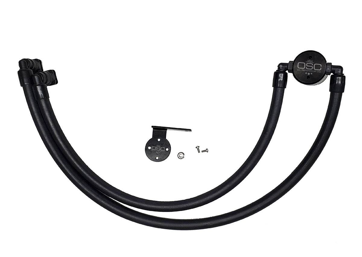 J&L Oil Separator 3.0 Passenger Side, Black Anodized