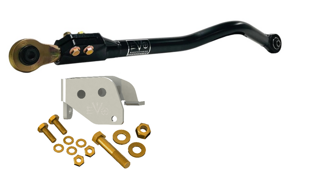 EVO MFG 2020-2024 Jeep Gladiator JT FRONT ADJUSTABLE TRACK BAR and Correction Bracket