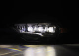 AlphaRex 18-20 Ford Mustang NOVA LED Proj Headlights Black w/Activ Light/Seq Signal/Switch DRL