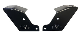 EVO MFG KSPEC Tube Bumper Side Light Mounting Bracket kit. Black