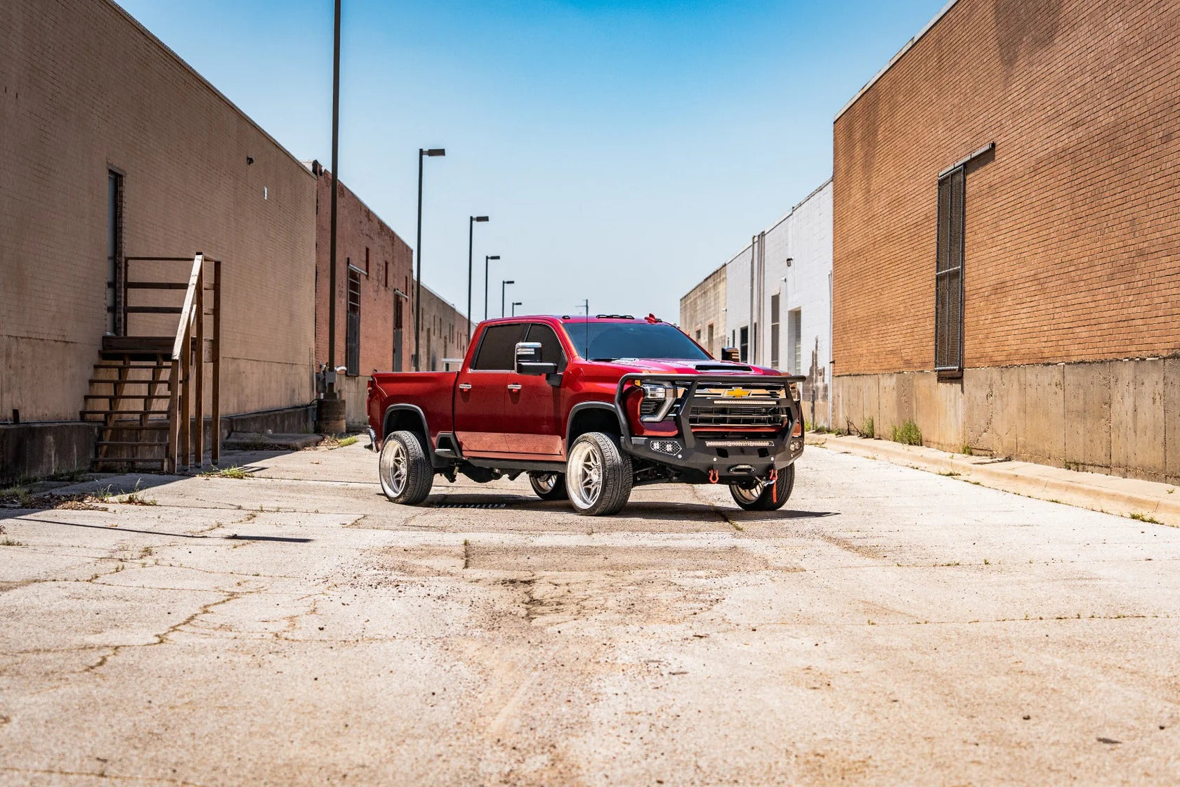 Road Armor 24-25 Chevy 2500/3500 Evolution Front Winch Bumper With Reaper Guard - Texture Black