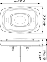 Hella L/Bar Mini 10In Led (Mv Fxd Amber)