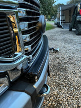 KD Fabworks 2020+ Ford Super Duty F-250/F-350 40" Rigid SR-RDS Curved Single Row Light Bar Mount