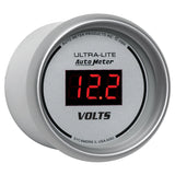 Autometer Ultra-Lite 2-1/16in 8-18 Volts Digital Voltmeter