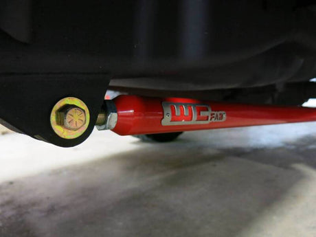 Wehrli 99-10 Ford / 94-22 RAM Univ RCLB/CCSB/ECSB 60in. Traction Bar Kit - WCFab Red