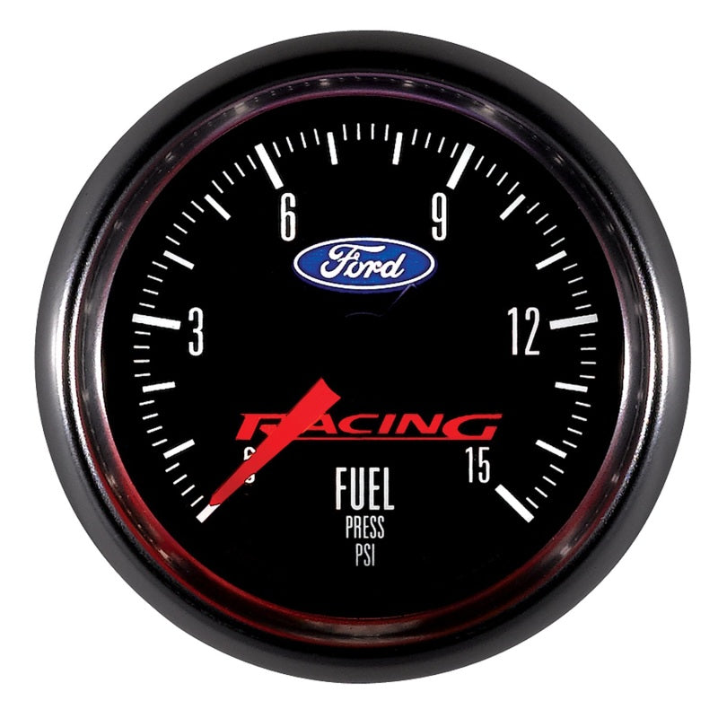 Autometer Ford Racing 52mm Digital Stepper Motor 15PSI Fuel Pressure Gauge