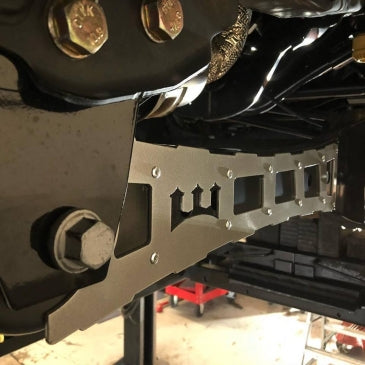 Wicked MFG 2005+ Ford Superduty Radius Arm Armored Plating W/LOGO