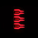 AlphaRex 07-08 Dodge Ram1500/07-09 Dodge Ram 2500+3500 Luxx-Series LED Tail Lights(Pair) Black/Red