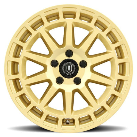 ICON Alloy Journey | 17x18 | 38mm Offset | 5x100 | Gloss Gold Wheel