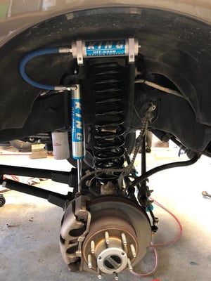 PMF 2017+ SUPERDUTY CUSTOM TUNED KING 2.5 REMOTE RESI FRONT SHOCKS