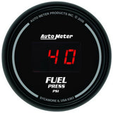 Autometer Z Series 52mm Black Digital 5-100 PSI Fuel Pressure Gauge