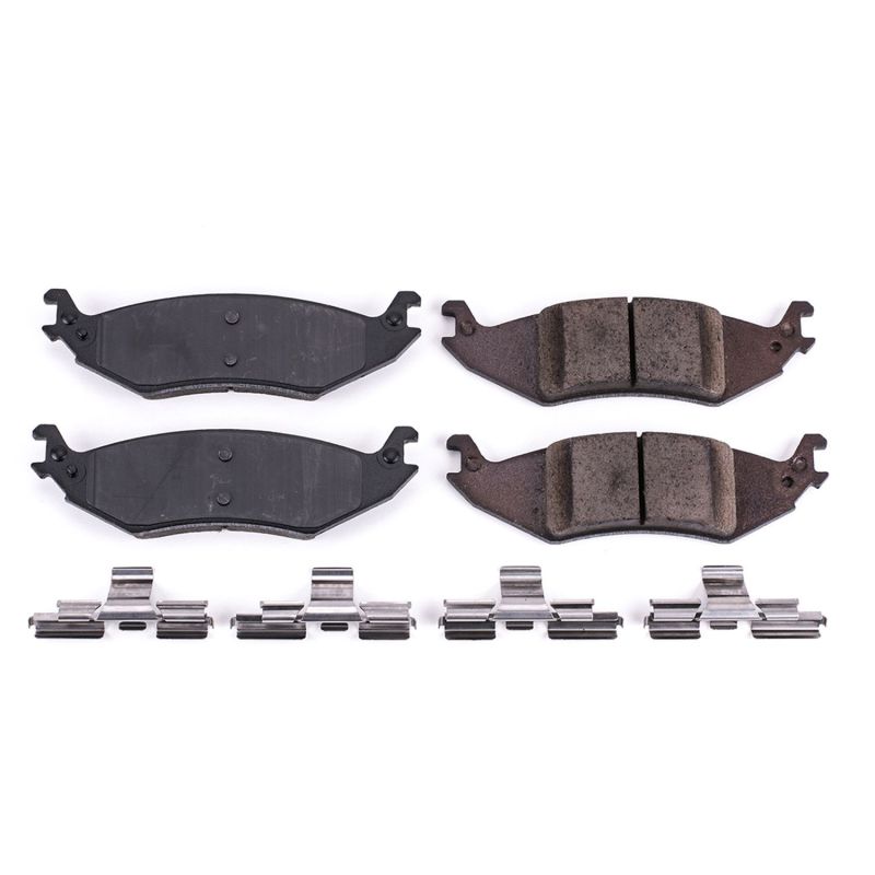 Power Stop 04-07 Ford E-150 Rear Z17 Evolution Ceramic Brake Pads w/Hardware