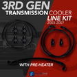 FLUIDYNE 3RD GEN COOLER LINE KIT - WITH PRE-HEATER (03-07 48RE)
