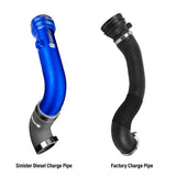 Sinister Diesel - 17-22 Ford Powerstroke F-250/F-350 Charge Pipe Kit