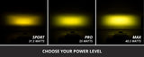 Diode Dynamics SS6 Max Yellow Combo Flush ABL (single) 3000K