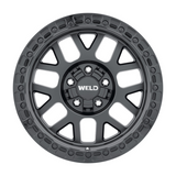 Weld Off-Road W104 20X10 Cinch Beadlock 5X127 5X139.7 ET-18 BS4.75 Satin Black - Non-BL