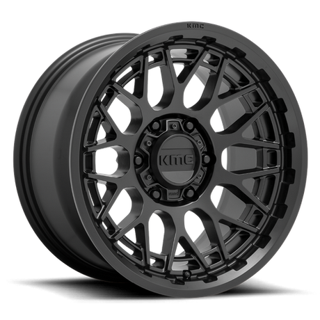 KMC KM722 Technic 17x8.5 Satin Black Wheel
