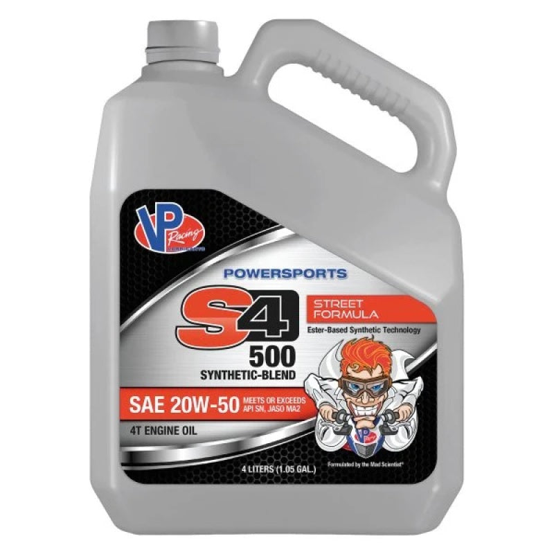 VP Racing Lubricants S4-500 20W50 Semi-Syn 4L