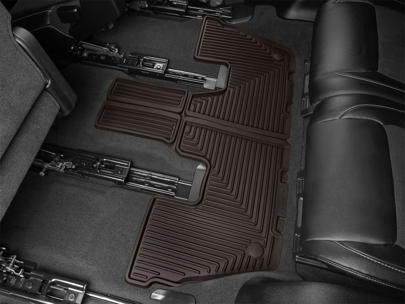 WeatherTech 21-23 Jeep Grand Cherokee L (6 Passenger Seating) Rear All-Weather Floor Mats - Cocoa