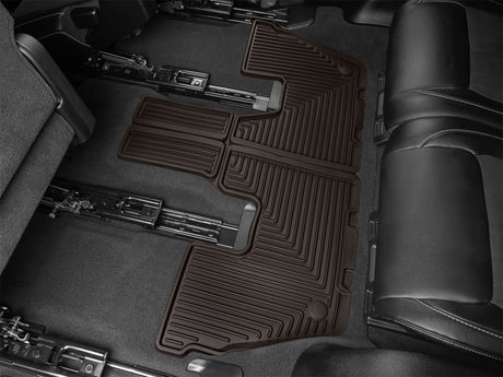 WeatherTech 21-23 Jeep Grand Cherokee L (6 Passenger Seating) Rear All-Weather Floor Mats - Cocoa