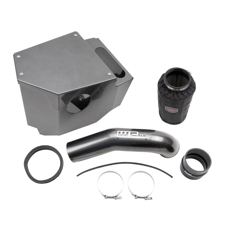 Wehrli 20-25 Chevrolet 6.6L L5P Duramax 4in Intake Kit - Semi=Gloss Black