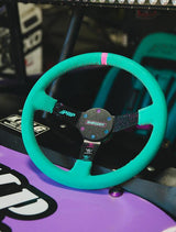 PRP Comp R Leather Steering Wheel - Red