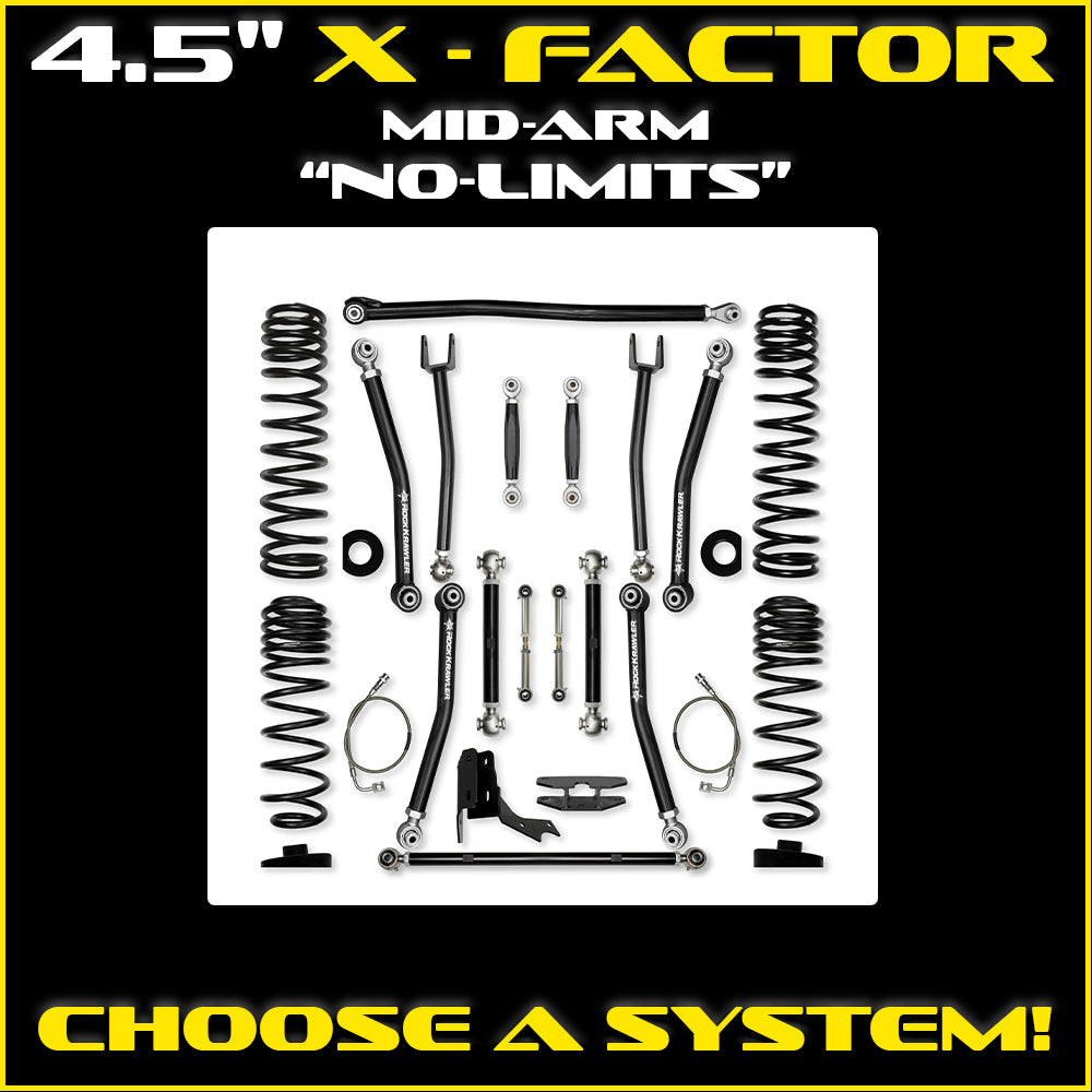RK 4.5" X-Factor "No Limits" Mid-Arm System