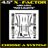 RK 4.5" X-Factor "No Limits" Mid-Arm System