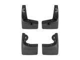 WeatherTech 22-23 Ford F-150 Lightning No Drill Front & Rear MudFlaps - Black