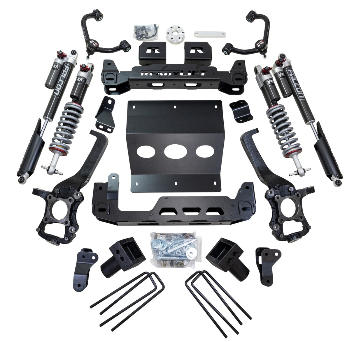 ReadyLIFT 42-25640 - 2015-2020 Ford F-150 6'' MAX3.3 Suspension System w/ Falcon 3.3 Monotube Struts/Shocks