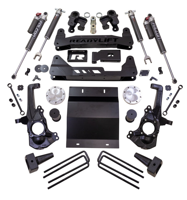 ReadyLIFT 42-30640 - 2020-2024 Chevrolet/GMC 2500HD/3500HD 6'' MAX2.1 Suspension System w/ Falcon 2.1 Shocks