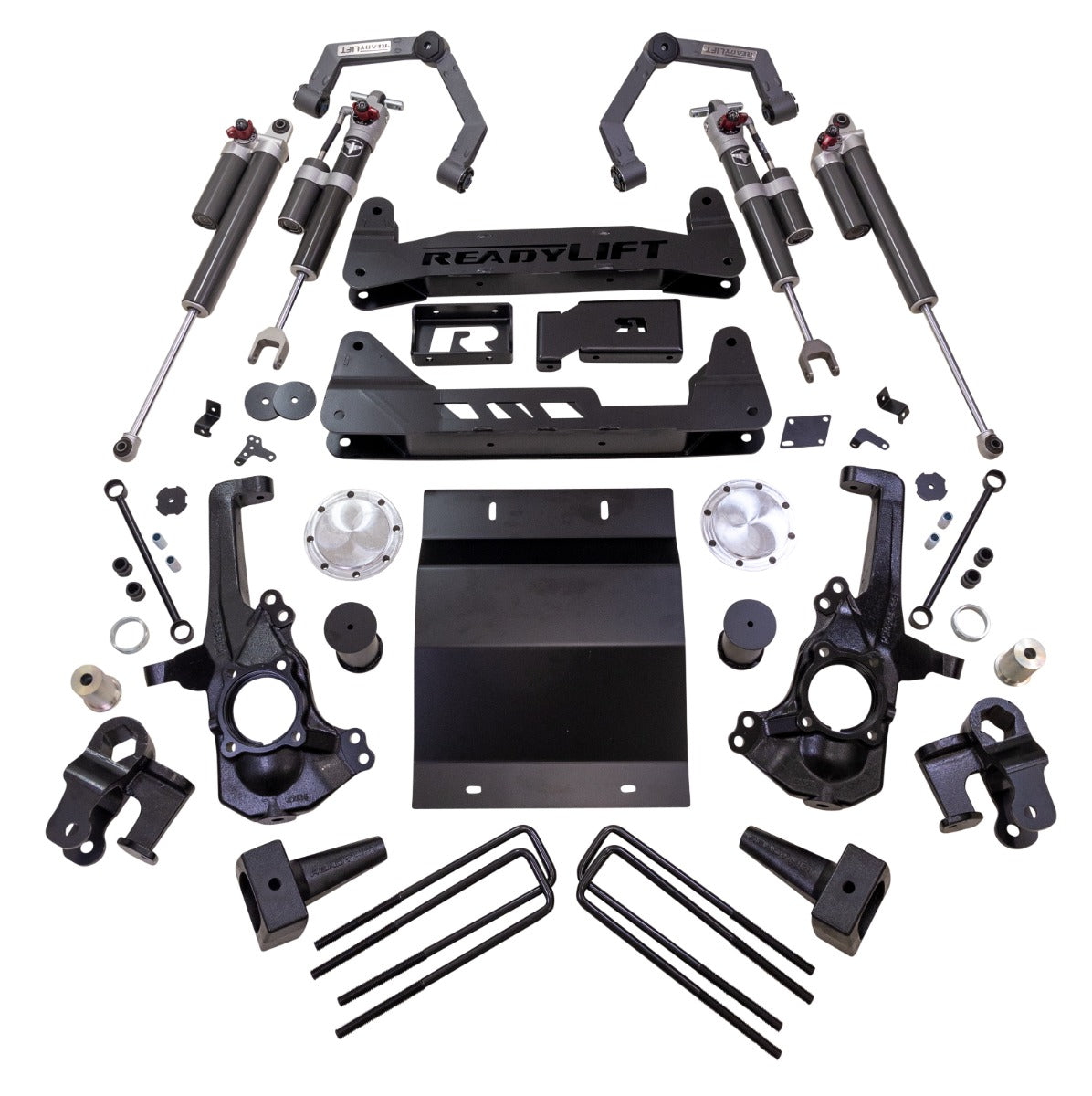 ReadyLIFT 42-30660 - 2020-2025 Chevrolet/GMC 2500HD/3500HD 6'' MAX3.3 Suspension System w/ Falcon 3.3 Shocks and Fab UCA Arms