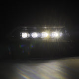 AlphaRex 15-23 Dodge Charger NOVA LED Proj Headlights Alpha-Blk w/Actv Light & Seq.Sig / SB DRL